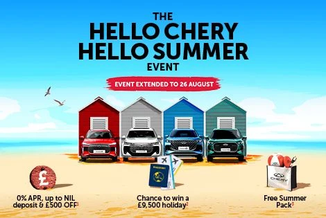 Say hi to special offers at the Hello Chery, Hello Summer Event